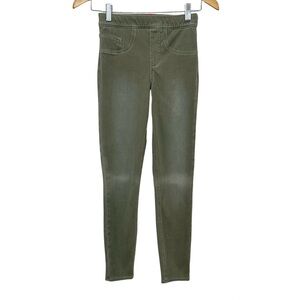 SPANX High‎ Rise Jean-Ish Ankle Leggings in Sage Green Women’s Sz XS